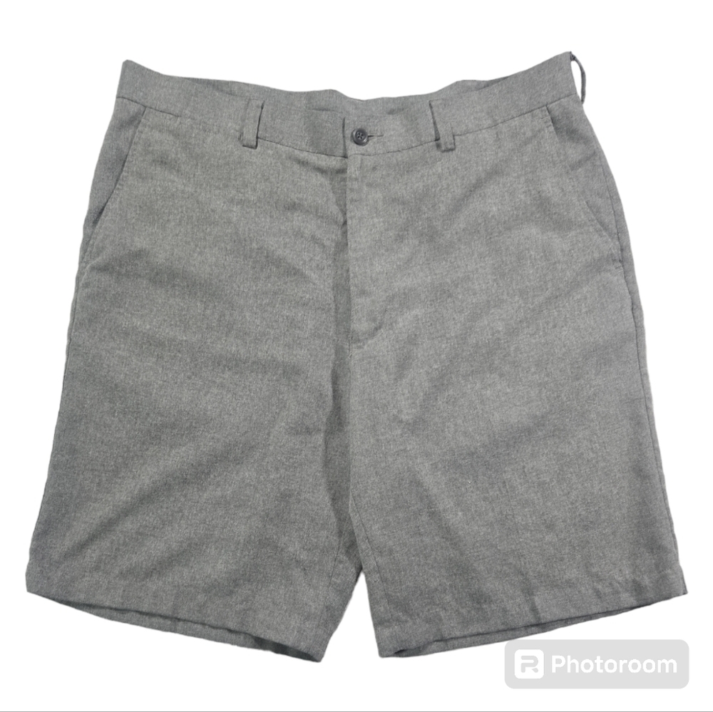 PGA Pro Tour Sz 36 Men Shorts Cool Play Gray Pockets Golf Walking Dad Sports EUC